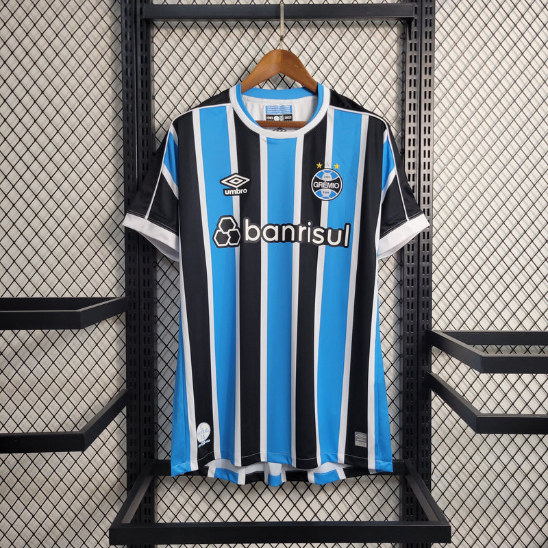 Camisa Grêmio Home 23/24 - Umbro Torcedor Masculina - Lançamento