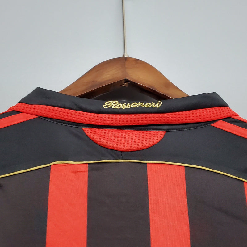 Camisa Milan Titular 06/07 - Versão Retro Manga Comprida